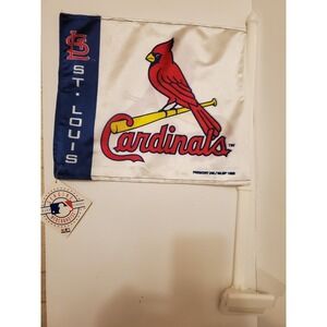 Vintage 1999 st louis cardinals fremont die/mlbp car flag